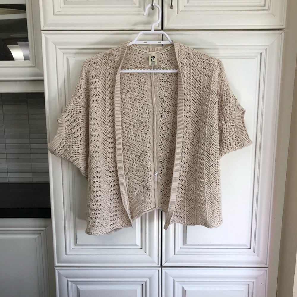 Roxy crop relaxed fit women’s cardigan